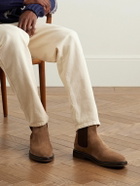 Brunello Cucinelli - Suede Chelsea Boots - Brown