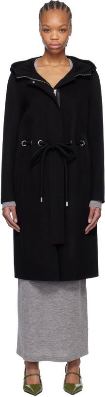 Photo: MACKAGE Black Blithe Handmade Wool Coat