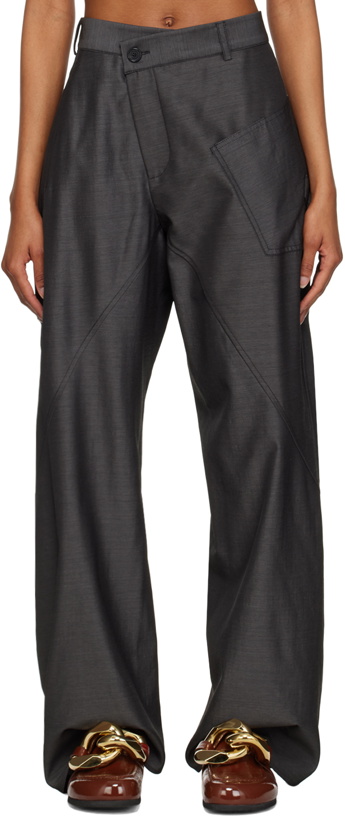 Photo: JW Anderson Gray Twisted Trousers