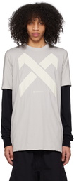 11 by Boris Bidjan Saberi Gray Garment-Dyed T-Shirt