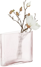 NUDE Glass Pink Tall Vase
