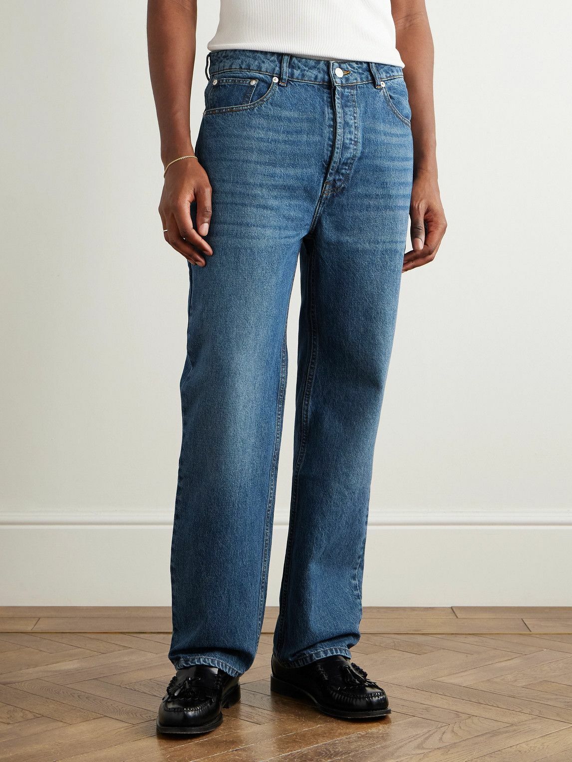 Officine Générale - Vintage Original Straight-Leg Jeans - Blue