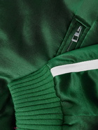 LOEWE - Oversized Grosgrain-Trimmed Padded Satin Hooded Track Jacket - Green