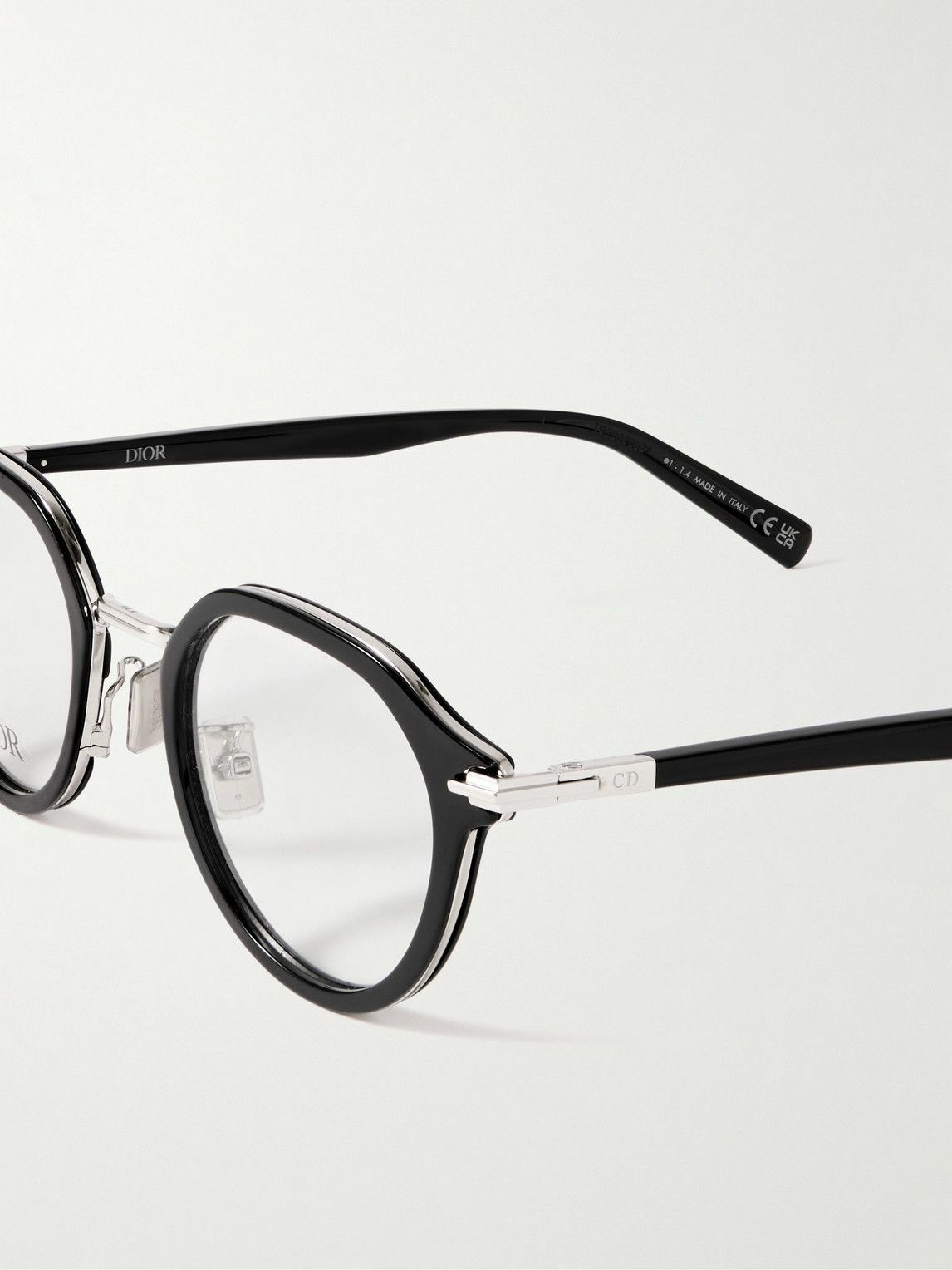 Dior Eyewear - DiorBlackSuit R8U Round-Frame Acetate and