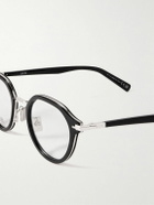 Dior Eyewear - DiorBlackSuit R8U Round-Frame Acetate and Silver-Tone Optical Glasses