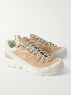 Salomon - X-Alp Rubber and Mesh-Trimmed Suede Sneakers - Neutrals