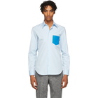 Maison Margiela Blue Poplin PVC Shirt