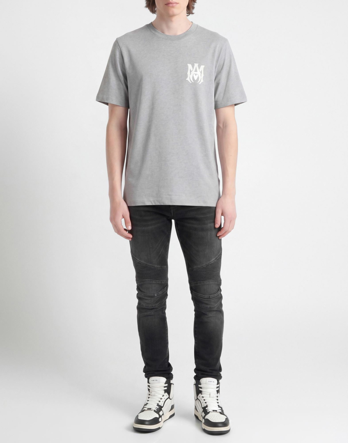 Amiri Mens T-shirt in Grey