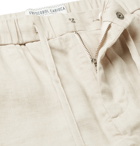 FRESCOBOL CARIOCA - Felipe Linen and Cotton-Blend Drawstring Shorts - Neutrals