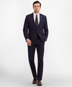 Brooks Brothers Men's Regent Fit Plaid 1818 Suit | Navy