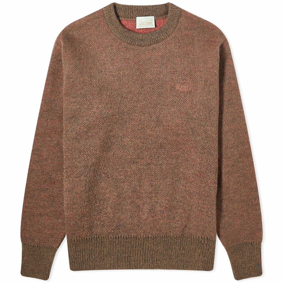 Photo: Aries Brushed Mohair Jumper in Donkey
