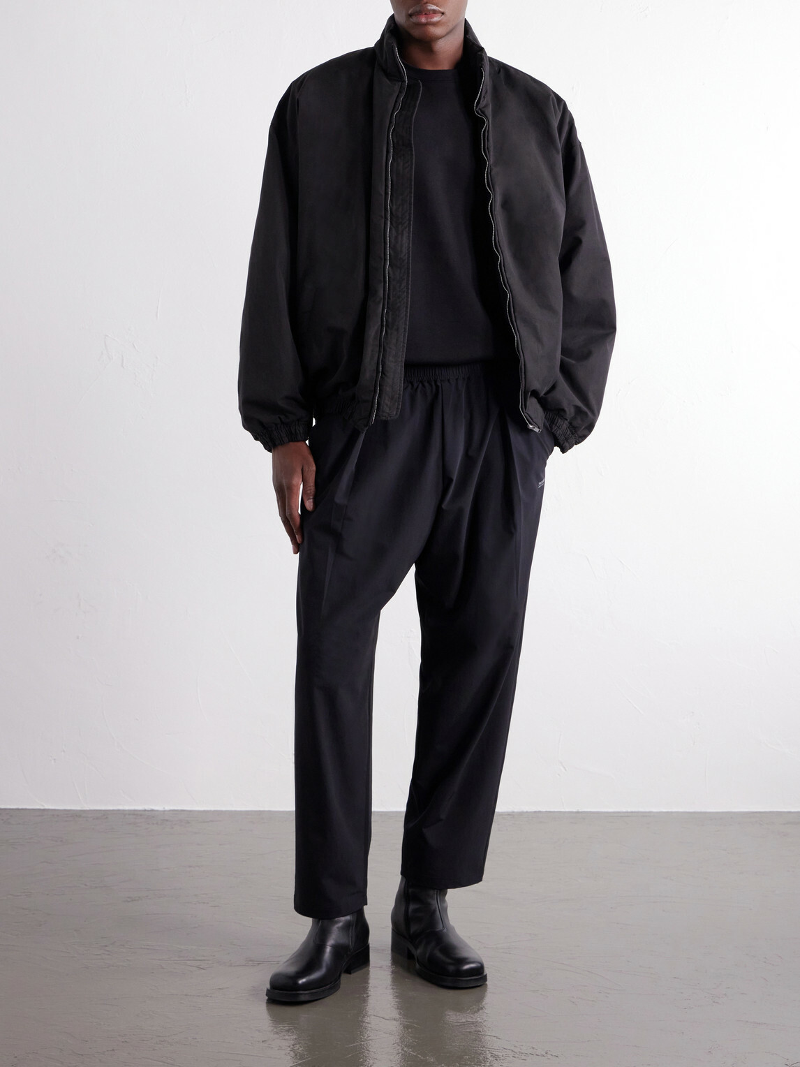 Graphpaper - Cotton-Jersey Sweatshirt - Black