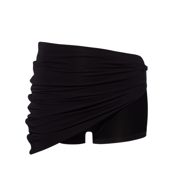Photo: Gucci Draped crêpe jersey shorts