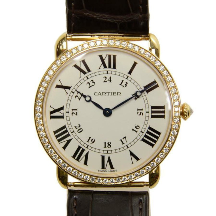 Photo: Cartier Ronde Louis Hand Wind Diamond Ladies Watch WR000451