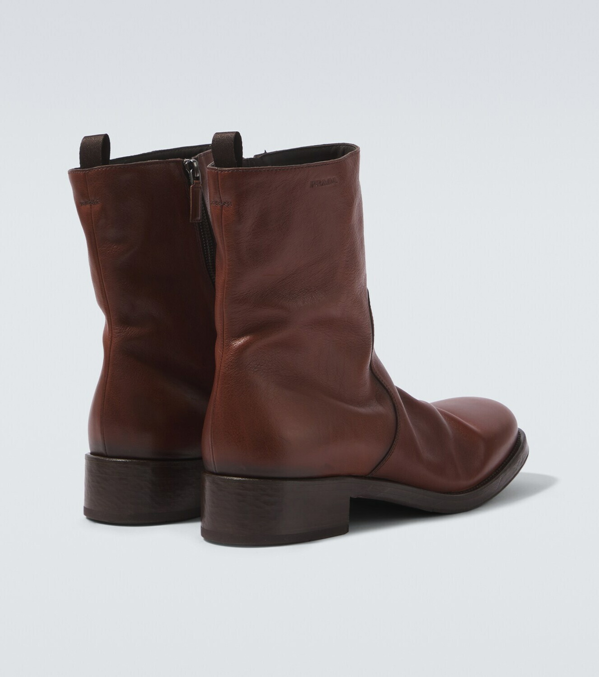 Prada Leather ankle boots