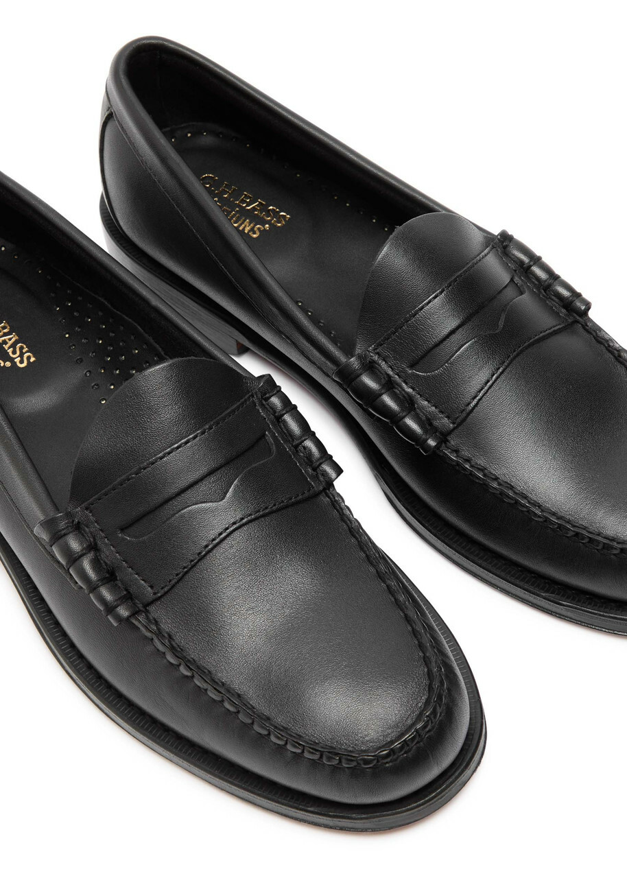 G.H Bass & CO Larson Leather Loafers Black