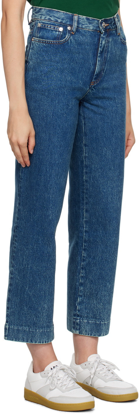 Blue Cropped jeans