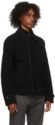 Ermenegildo Zegna Black Brushed Cashmere Jacket