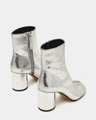 Steve Madden Caro Booties in Silver