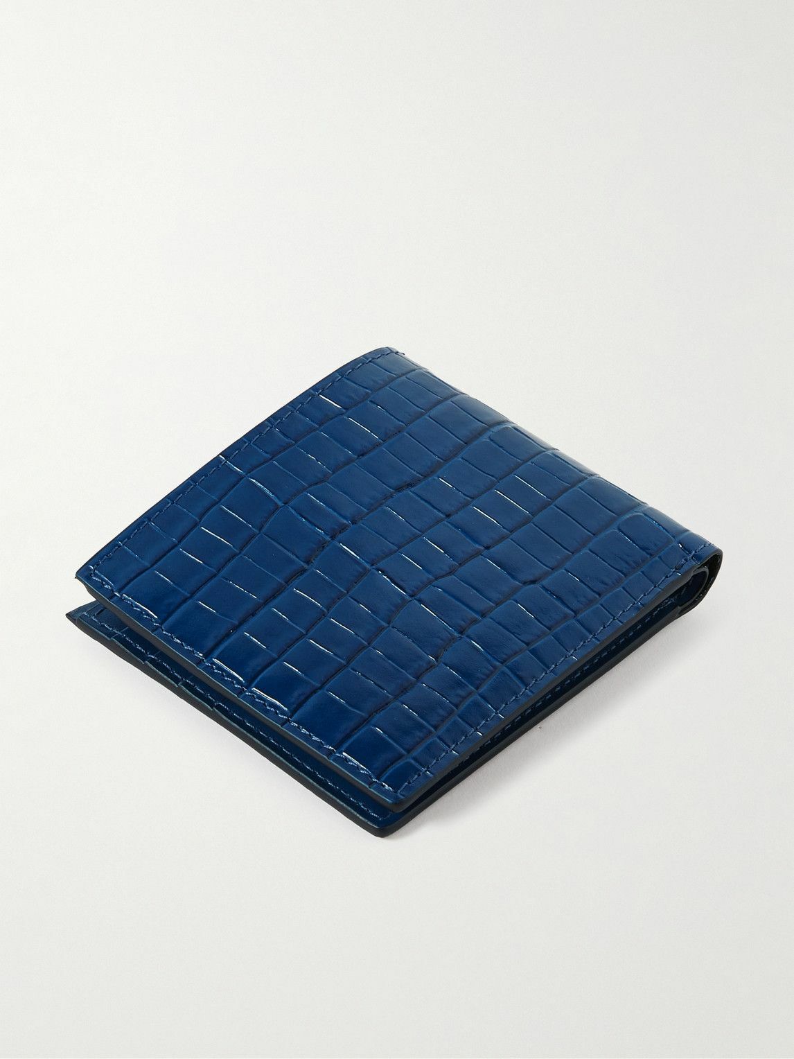 TOM FORD - Croc-Effect Leather Bifold Wallet TOM FORD
