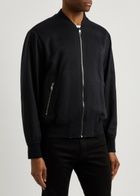 Dolce & Gabbana Cashmere Bomber Jacket Navy