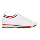 Thom Browne White Rugby Running Shoes Sneakers