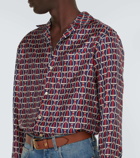 Gucci Printed silk shirt