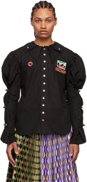 Chopova Lowena Black Cotton Shirt