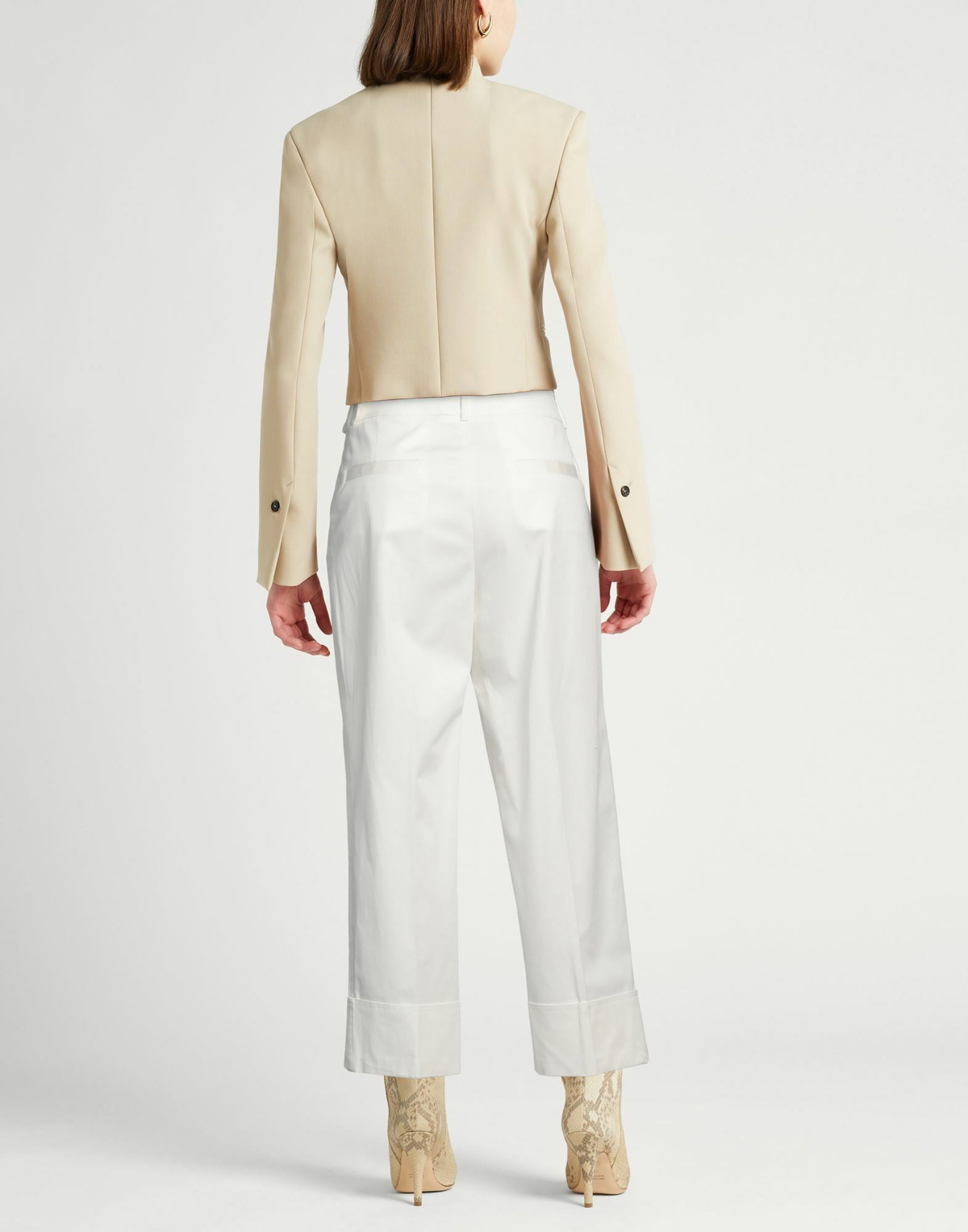 Peserico Womens Pants in Off white