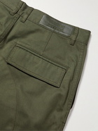 Maison Kitsuné - Straight-Leg Cotton-Twill Cargo Trousers - Green