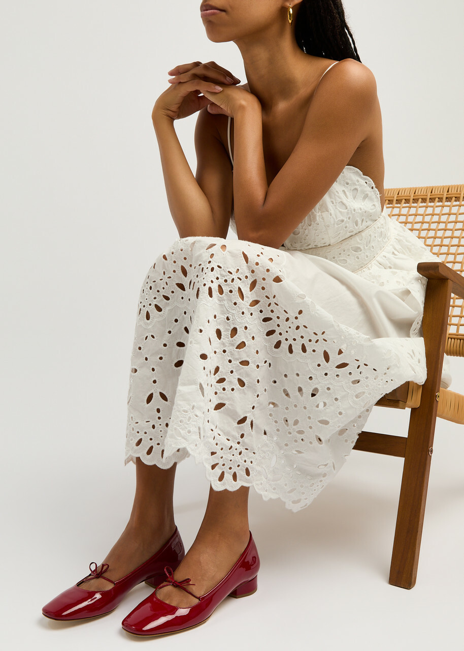 Aeyde Darya 25 Patent Leather Pumps Aeyde