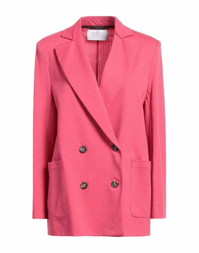 Photo: Harris Wharf London Womens Blazer Fuchsia