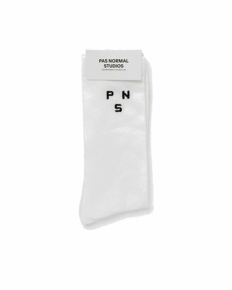 Photo: Pas Normal Studios Mechanism Socks White - Mens - Socks