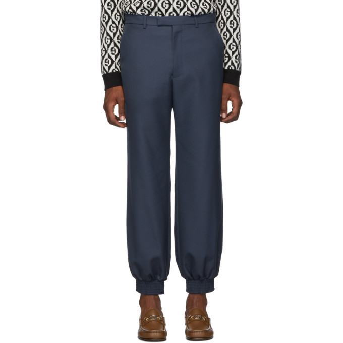 Photo: Gucci Blue Drill Military Trousers