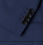 Hugo Boss - Huge Micro-Checked Virgin Wool Suit Jacket - Blue