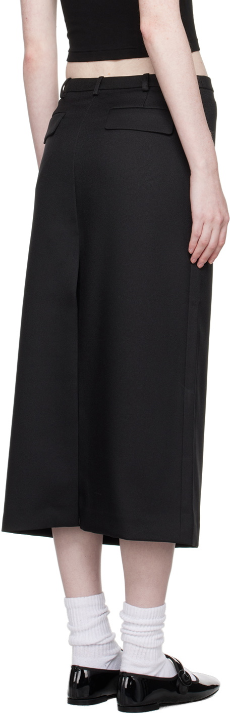 Sandy Liang Black Socks Midi Skirt