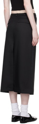 Sandy Liang Black Socks Midi Skirt