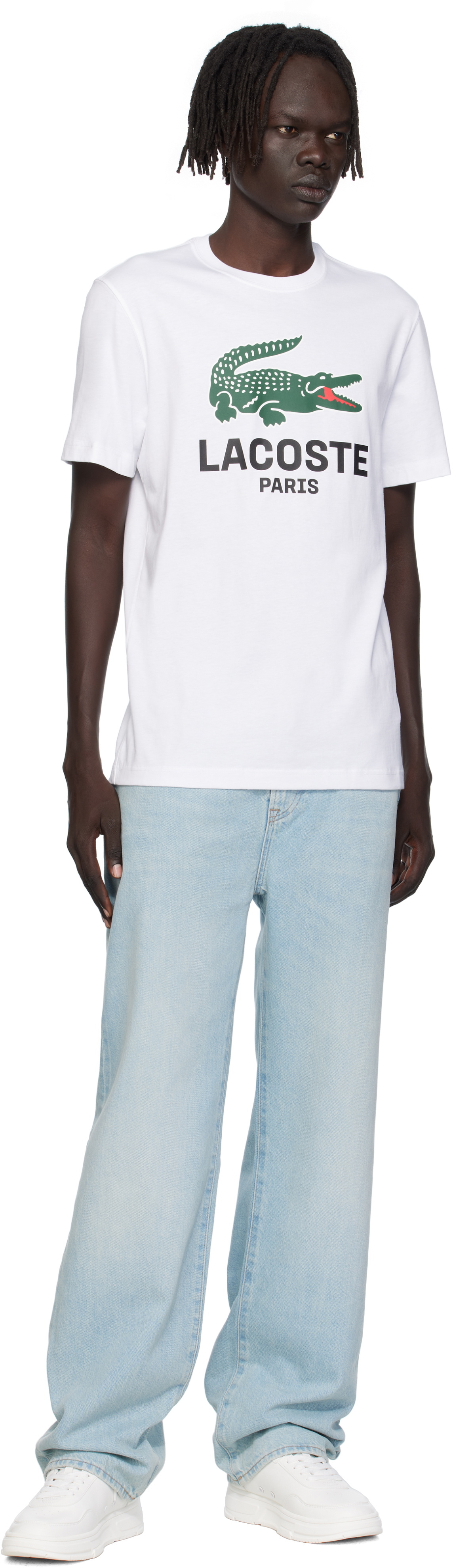 Lacoste White Croc Originals T-shirt