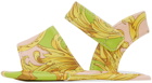 Versace Baby Multicolor Barocco Goddess Sandals