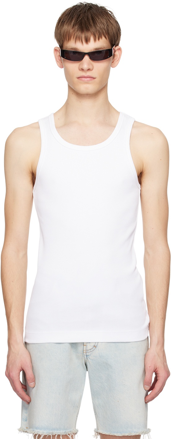 Photo: Givenchy White Extra Slim Fit Tank Top