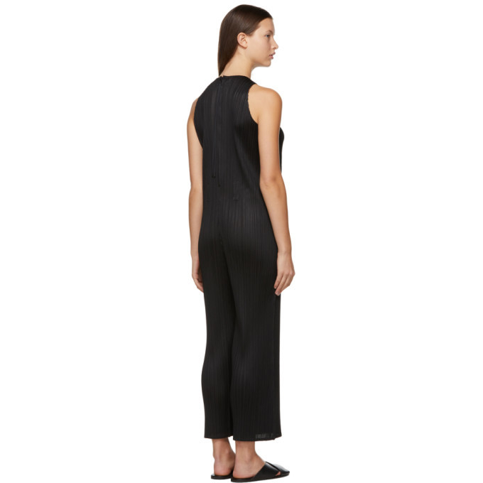 Pleats Please Issey Miyake Black Monthly Colors December Jumpsuit