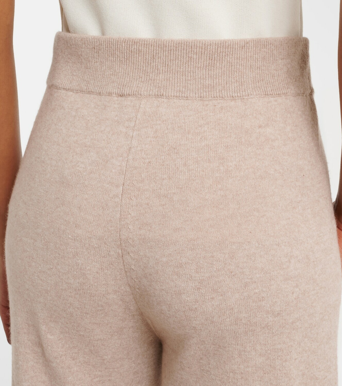 Jardin des Orangers Cotton and cashmere wide-leg pants