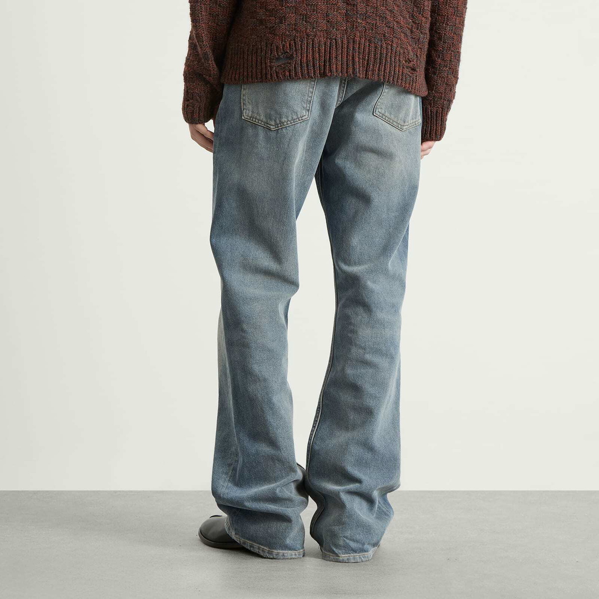 MM6 Maison Margiela Men's Vintage Wash Relaxed Fit Denim Jeans in