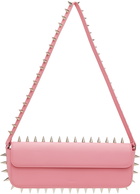 Abra Pink Spike Baguette Shoulder Bag