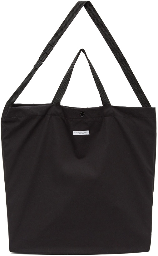 Photo: Engineered Garments Black Cotton Tote Bag