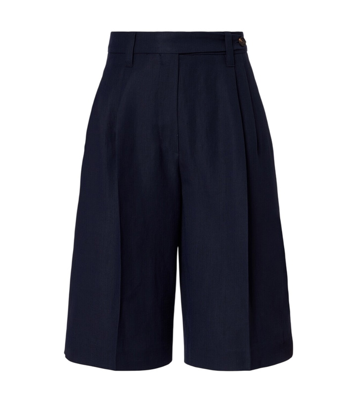 Photo: Brunello Cucinelli Monili twill Bermuda shorts