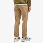 Norse Projects Men's Aros Regular Italian Brushed Twill Trousers in Utility Khaki