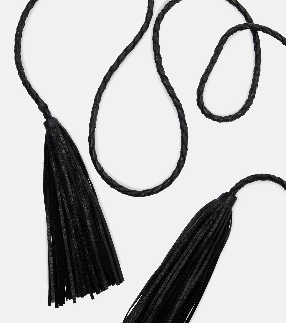 Nour Hammour Leather tassel belt