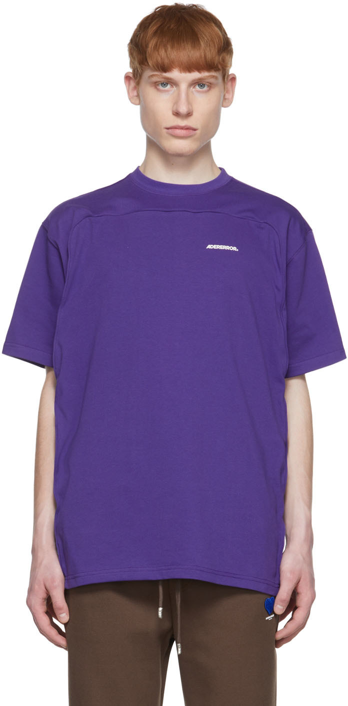 ★ADERERROR★ Tap tshirt Purple ADER error Purple Tap T-Shirt ADER error