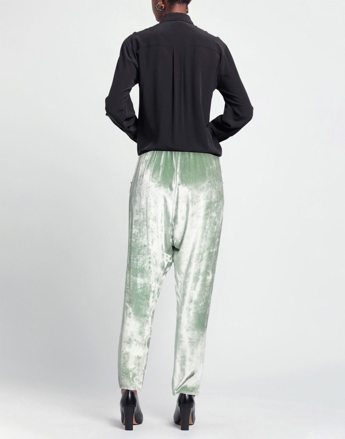 Baja East Womens Pants Light in Green